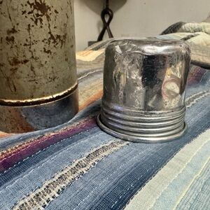 Vintage Silver Metal Accent Piece